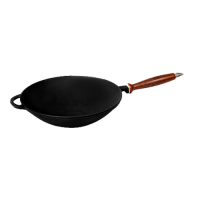 Сковорода WOK с деревянной ручкой